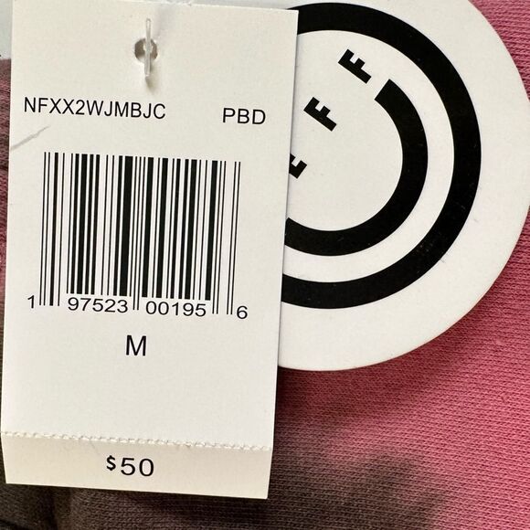 NWT NEFF Men’s Pink Black Tie Dye Weird Times Athletic Sweatpants Joggers Size M - Picture 4 of 15